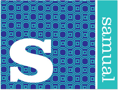 Note Cards/Stationery by Prints Charming - Navy & Turquoise Geometric Print (Folded) Note Cards/Stationery by Prints Charming - Navy & Turquoise Geometric Print (Folded)