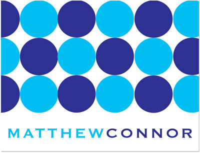 Note Cards/Stationery by Prints Charming - Aqua & Navy Modern Circles (Folded) Note Cards/Stationery by Prints Charming - Aqua & Navy Modern Circles (Folded)