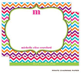 Note Cards/Stationery by Prints Charming - Multi-Color Chevron
