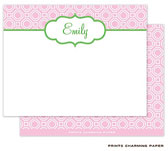 Note Cards/Stationery by Prints Charming - Pink Geometric