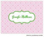 Note Cards/Stationery by Prints Charming - Pink Geometric