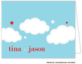 Note Cards/Stationery by Prints Charming - Happy Cloud Note (Folded)