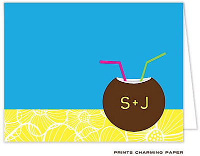 Note Cards/Stationery by Prints Charming - Luau Note (Folded) Note Cards/Stationery by Prints Charming - Luau Note (Folded)