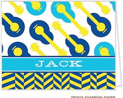 Note Cards/Stationery by Prints Charming - Fun Guitars (Folded) Note Cards/Stationery by Prints Charming - Fun Guitars (Folded)