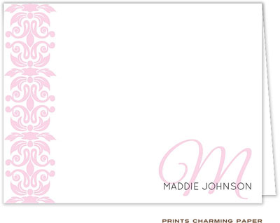 Note Cards/Stationery by Prints Charming - Petal Classic Motif (Folded) Note Cards/Stationery by Prints Charming - Petal Classic Motif (Folded)