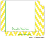 Note Cards/Stationery by Prints Charming - Sunny Chevron (Flat)