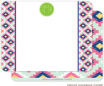 Note Cards/Stationery by Prints Charming - Mint Aztec (Flat)