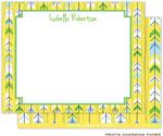 Note Cards/Stationery by Prints Charming - Yellow Arrows (Flat)