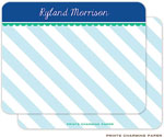 Note Cards/Stationery by Prints Charming - Sweet Blue Stripes (Flat)