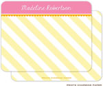 Note Cards/Stationery by Prints Charming - Sweet Sunshine Stripes (Flat)