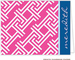 Note Cards/Stationery by Prints Charming - Pink Side Signature (Folded)