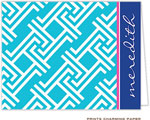 Note Cards/Stationery by Prints Charming - Turquoise Side Signature (Folded)