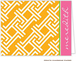 Note Cards/Stationery by Prints Charming - Orange Side Signature (Folded)