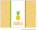 Note Cards/Stationery by Prints Charming - Pretty Pineapple (Folded)