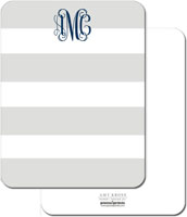 Stationery/Thank You Notes by PicMe Prints (Broad Stripes Grey)