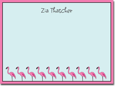 Chatsworth Robin Maguire - Stationery/Thank You Notes (Flamingos) Chatsworth Robin Maguire - Stationery/Thank You Notes (Flamingos)