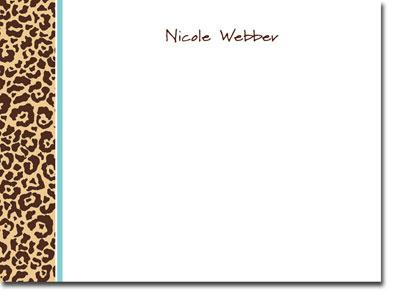 Chatsworth Robin Maguire - Stationery/Thank You Notes (Manhattan Leopard) Chatsworth Robin Maguire - Stationery/Thank You Notes (Manhattan Leopard)