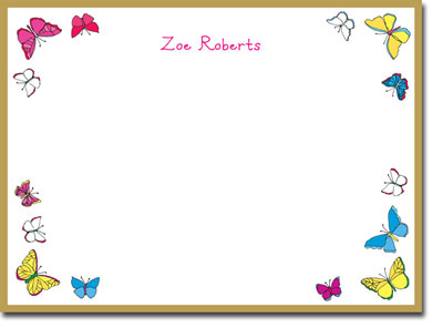 Chatsworth Robin Maguire - Stationery/Thank You Notes (Pasadena Butterfly Corners) Chatsworth Robin Maguire - Stationery/Thank You Notes (Pasadena Butterfly Corners)