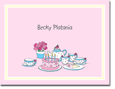 chatsworth robin maguire stationery thank you notes tea party