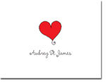 Chatsworth Robin Maguire - Stationery/Thank You Notes (A Heart)