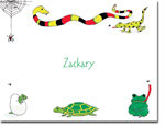 Chatsworth Robin Maguire - Stationery/Thank You Notes (Reptile Party)