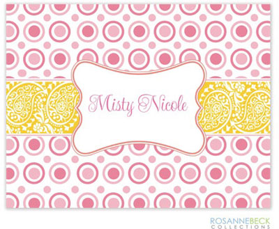 Rosanne Beck Stationery - Bella - Pink