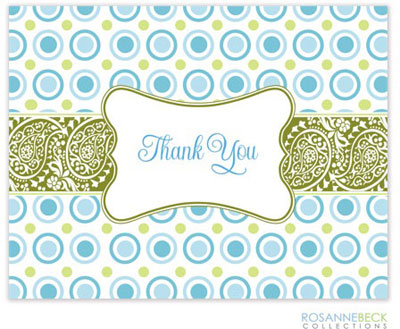 Rosanne Beck Stationery - Bella - Blue