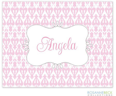Rosanne Beck Stationery - Rattle Me Baby - Pink Rosanne Beck Stationery - Rattle Me Baby - Pink