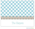 Rosanne Beck Stationery - Gingham - Blue