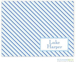 Rosanne Beck Stationery - Oxford Blue Stripe