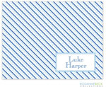 Rosanne Beck Stationery - Oxford Blue Stripe