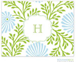 Rosanne Beck Stationery - Lime Floral - Blue