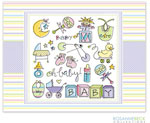 Rosanne Beck Stationery - Oh Baby - Multi