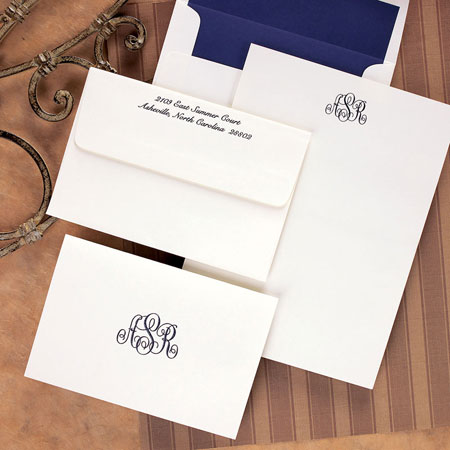 Stationery/Thank You Notes by Rytex - Windsor Stationery Ensemble