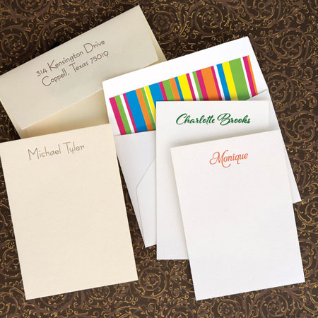 Stationery/Thank You Notes by Rytex - Letterpress Mini Notes