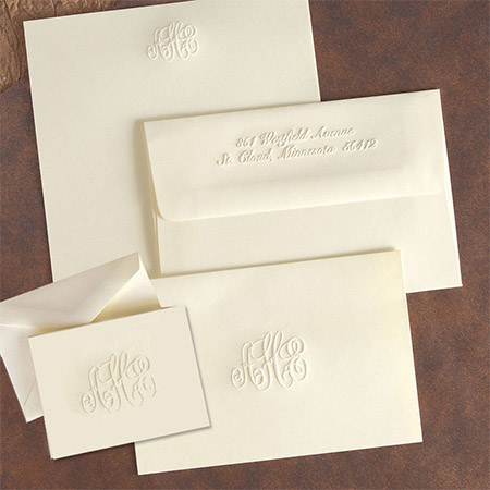 Stationery/Thank You Notes by Rytex - Monogram Ensemble