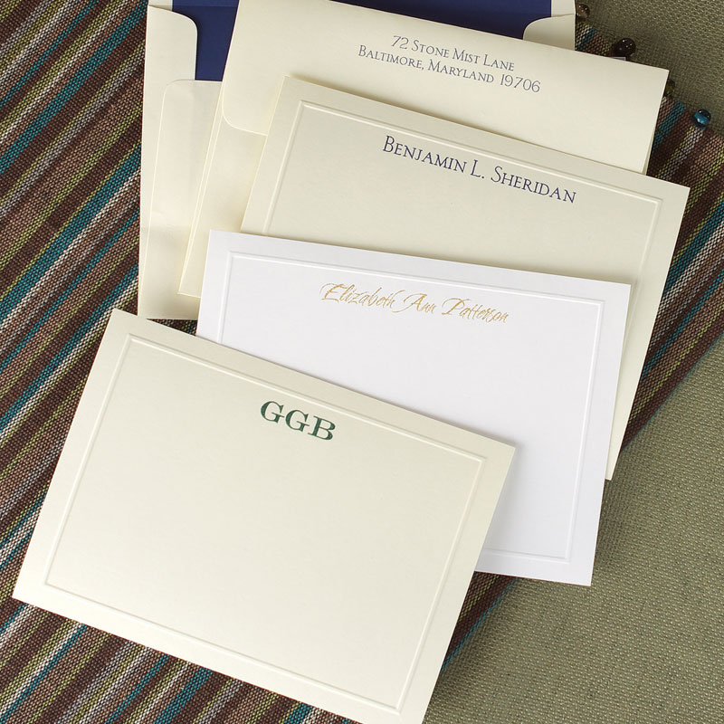 The Ultimate Embossed Double Border Notes