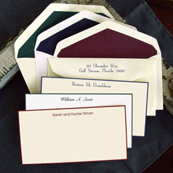 Stationery/Thank You Notes by Rytex - Hand Bordered Cards (Traditional Slender)