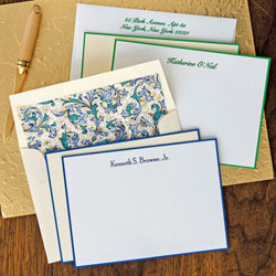 Stationery/Thank You Notes by Rytex - Letterpress Hand Bordered Cards
