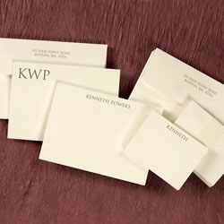 Stationery/Thank You Notes by Rytex - Median Correspondence Card Ensemble