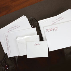Stationery/Thank You Notes by Rytex - Opulent Correspondence Card Ensemble