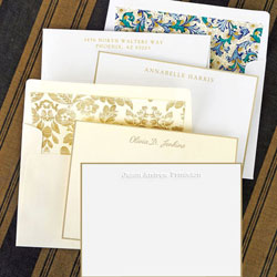 Stationery/Thank You Notes by Rytex - Hand Bordered Cards (Taupe)