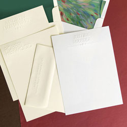 Stationery/Thank You Notes by Rytex - Designer Embossed Stationery