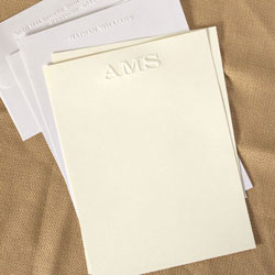 Stationery/Thank You Notes by Rytex - Embossed Stationery