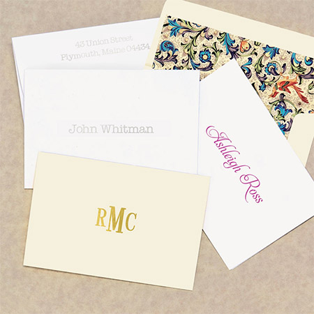 Stationery/Thank You Notes by Rytex - Classic Foil Foldnotes Stationery/Thank You Notes by Rytex - Classic Foil Foldnotes