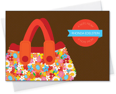 Spark & Spark Stationery (Orange Flowery Purse)