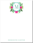 Stationery/Thank You Notes by Stacy Claire Boyd - Flower Monogram