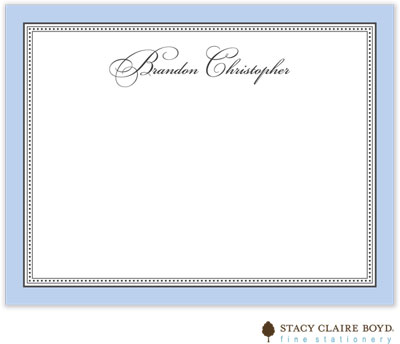 Stationery/Thank You Notes by Stacy Claire Boyd - Softly Stated - Blue (Flat) Stationery/Thank You Notes by Stacy Claire Boyd - Softly Stated - Blue (Flat)