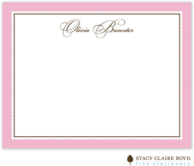 Stationery/Thank You Notes by Stacy Claire Boyd - Perfect Gift - Pink (Flat) Stationery/Thank You Notes by Stacy Claire Boyd - Perfect Gift - Pink (Flat)