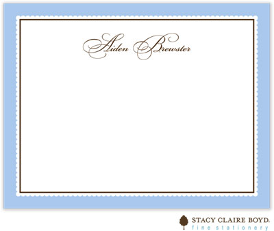 Stationery/Thank You Notes by Stacy Claire Boyd - Perfect Gift - Blue (Flat) Stationery/Thank You Notes by Stacy Claire Boyd - Perfect Gift - Blue (Flat)